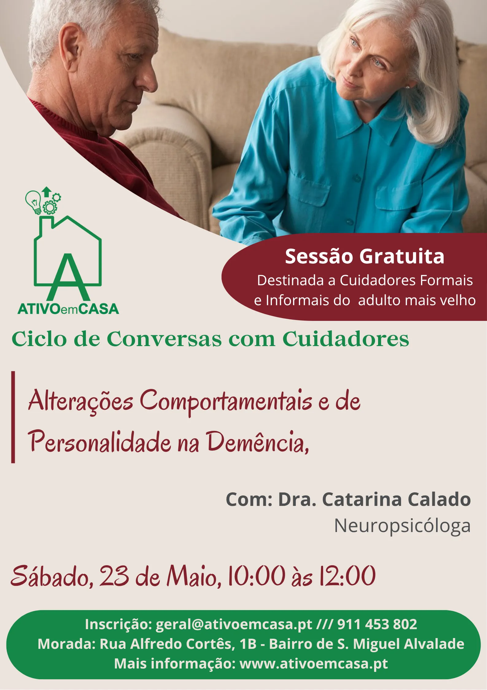 Ciclo de conversas com cuidadores Abril 2026