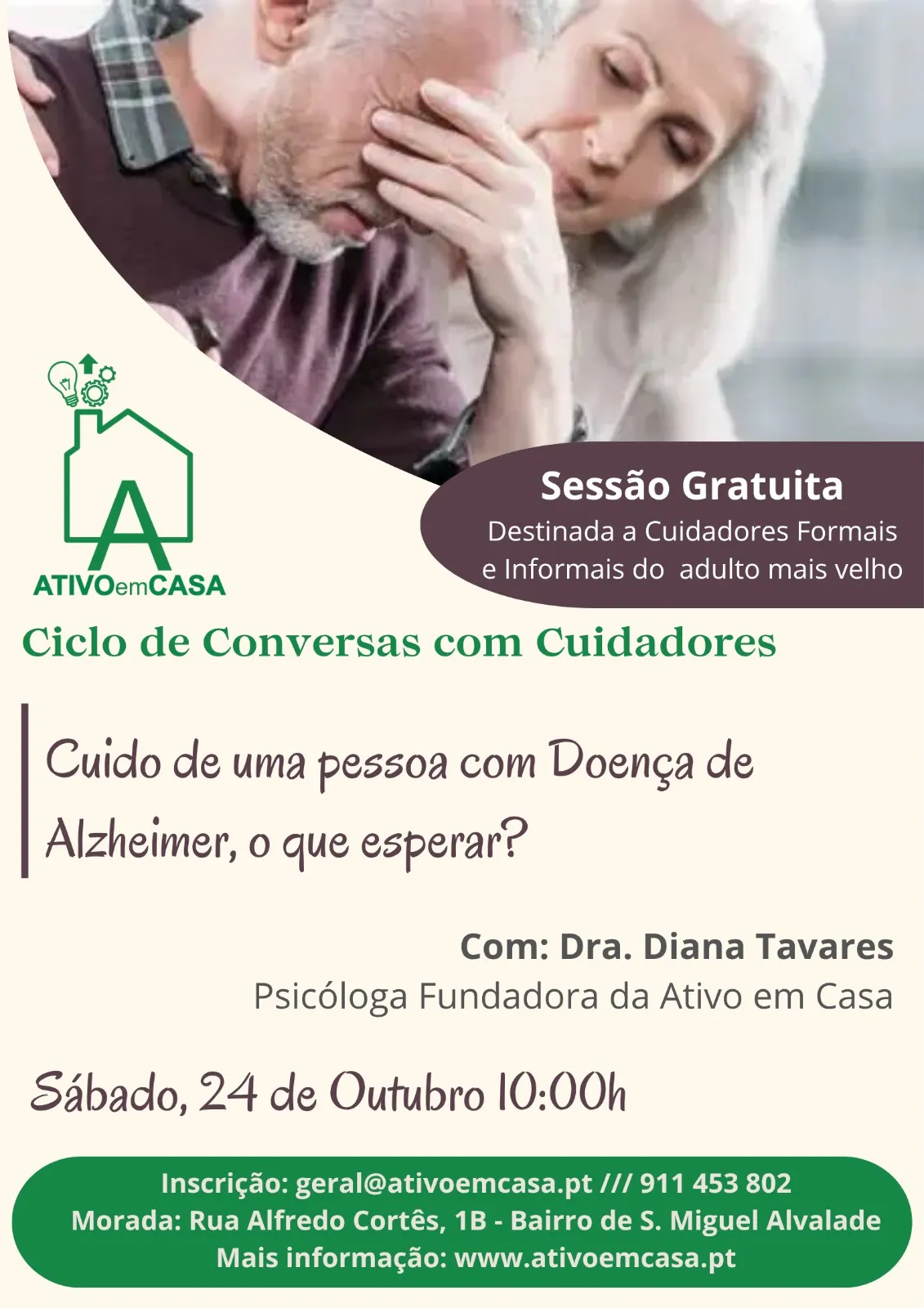 Ciclo de conversas com cuidadores Outubro 2026